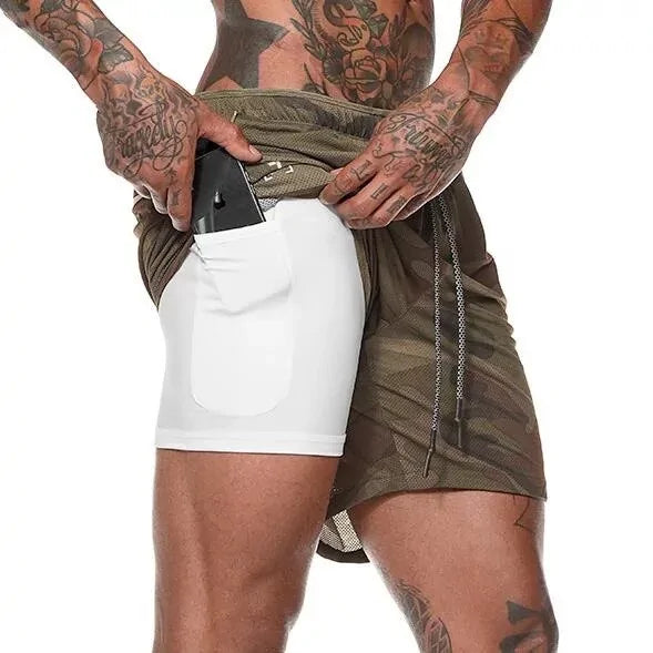 Dual Layer Men's Running Shorts