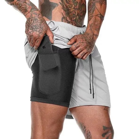 Dual Layer Men's Running Shorts